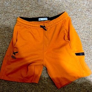 These here are Zara shorts they are plush Bermuda